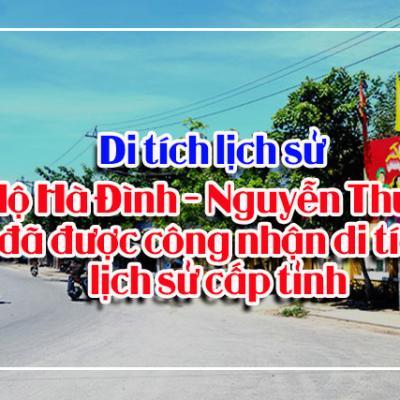 THĂNG BÌNH -  Di tích lịch sử: "Mộ Hà Đình - Nguyễn Thuật di tích lịch sử cấp tỉnh"